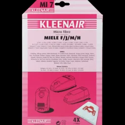 Kleenair Stofzuigerzak Miele F/J/M/H MI 7 4 stuks + 1 filter