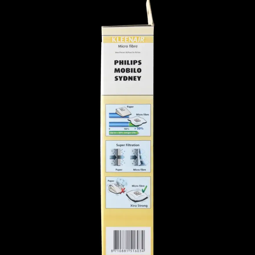 Kleenair Stofzuigerzak Philips Mobilo/Sydney PH 6 5 stuks