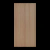Kleurstaal lattenwand flexibel walnoot 20x30 cm