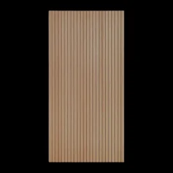 Kleurstaal lattenwand flexibel walnoot 20x30 cm
