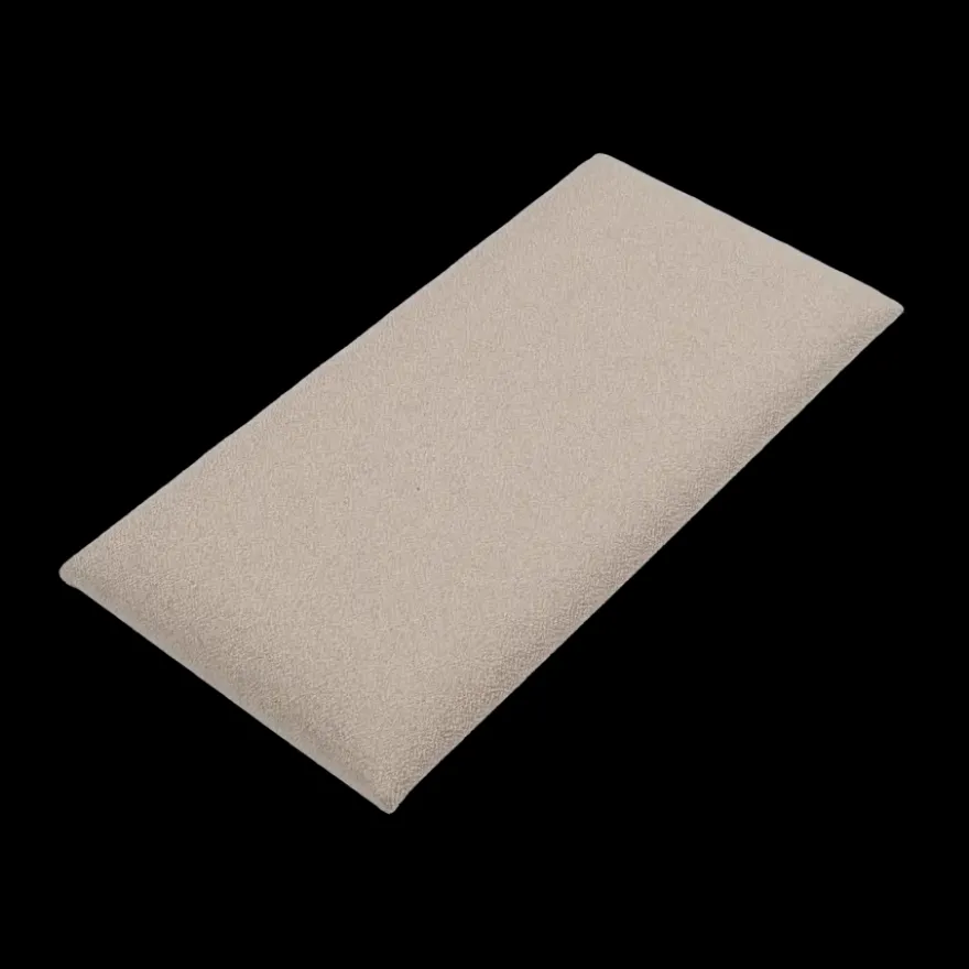 Kleurstaal wandkussen Boucle Taupe