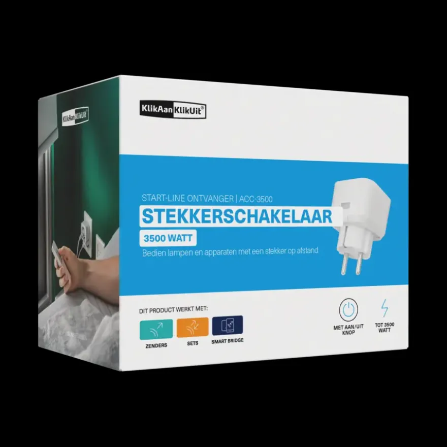KlikAanKlikUit Compacte Draadloze Schakelaar ACC-3500