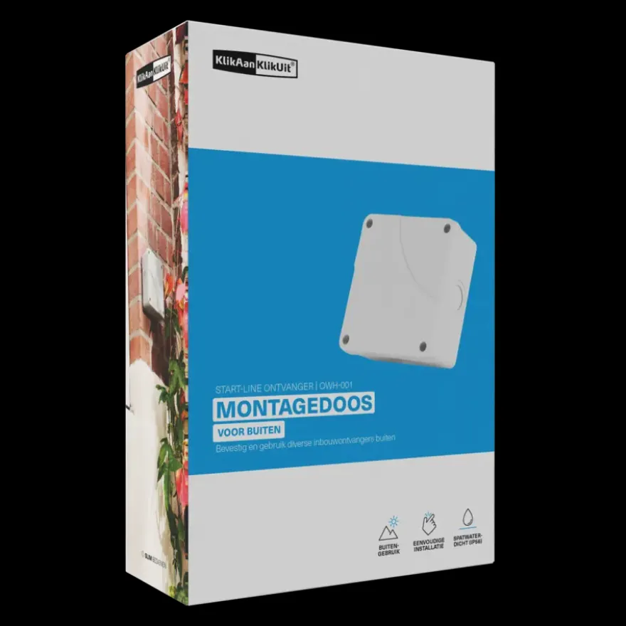 KlikAanKlikUit Montagedoos OWH-001 Spatwaterdicht