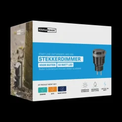 KlikAanKlikUit Stekkerdoos AGC-200 inclusief Dimmer voor Buiten