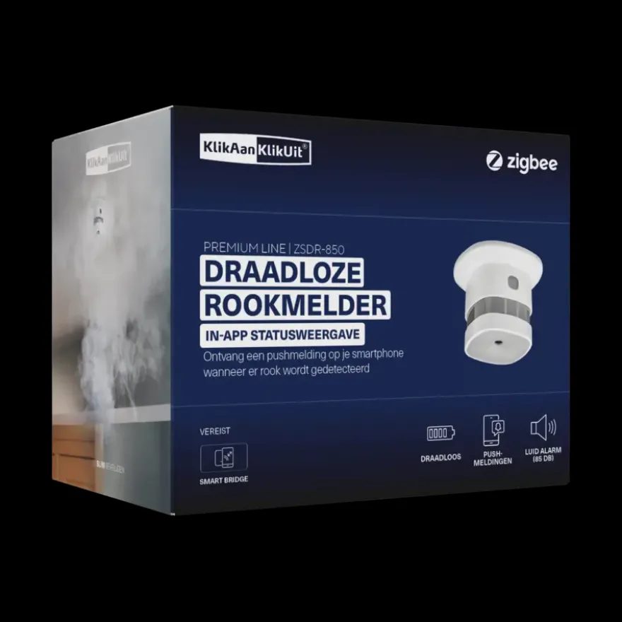 KlikAanKlikUit Trust Smart Home ZSDR-850 Rookmelder Draadloos