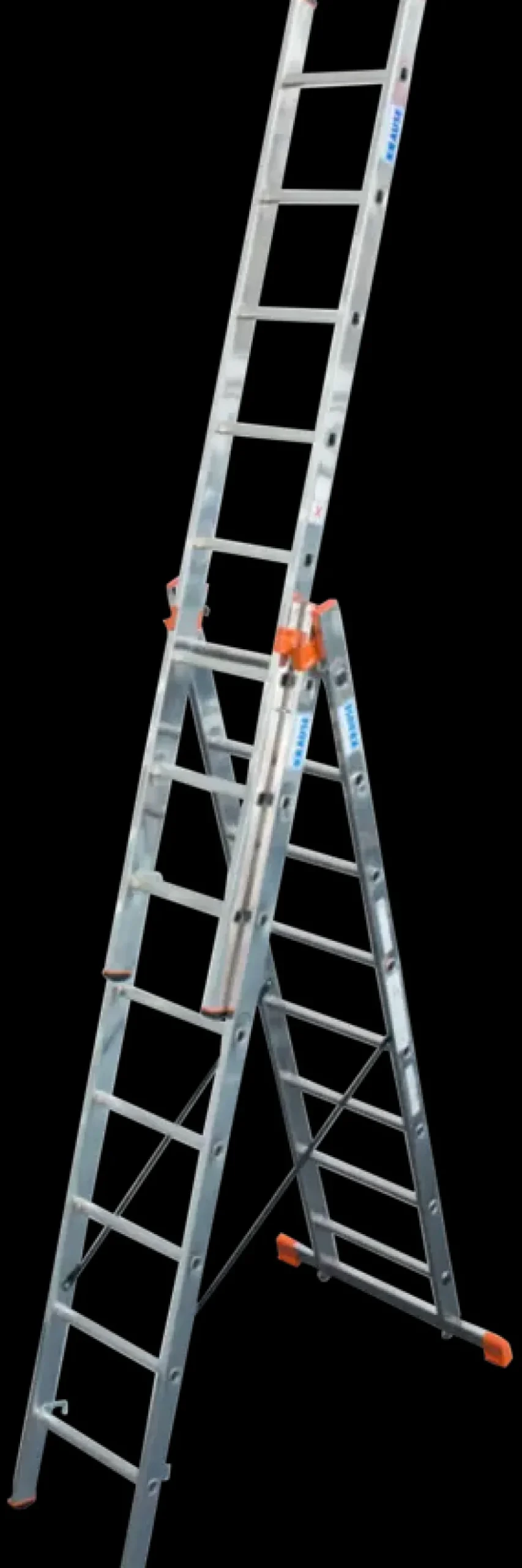 Krause Tribilo Schuifladder 3 x 8 treden