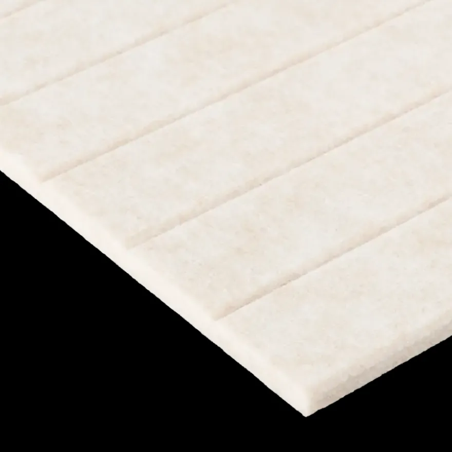 Lattenwand vilt beige 260 x 52 cm dikte 8 mm 2,70 m²