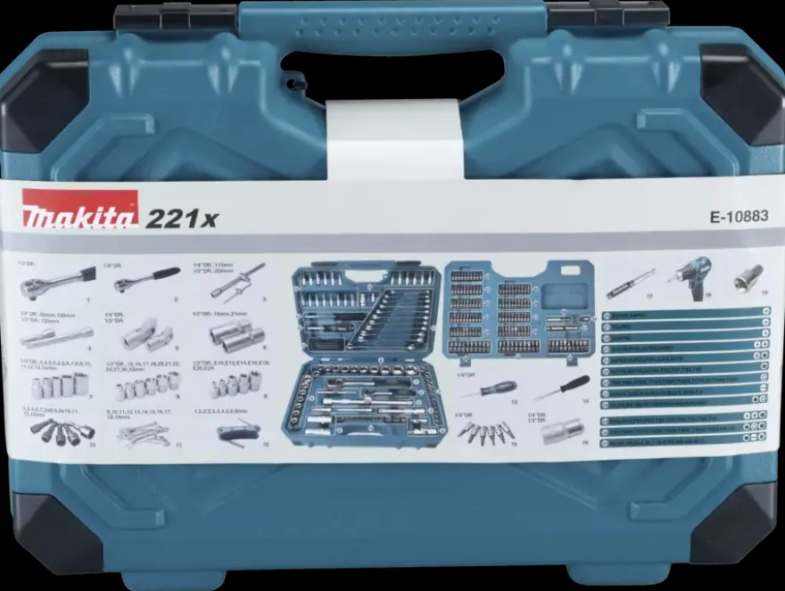 Makita accessoiresset 221-delig in koffer E-10883