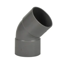 Martens PVC bocht 45° grijs 2x mof 50 mm