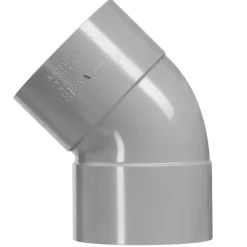 Martens PVC bocht 45° grijs 2x mof 50 mm