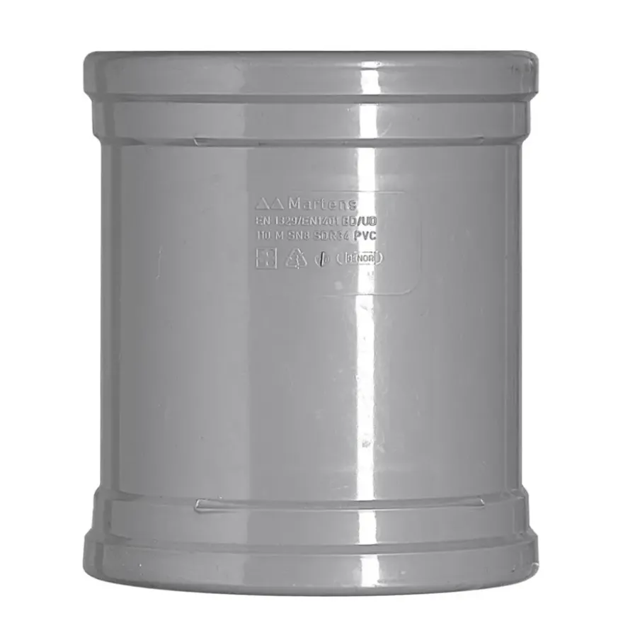 Martens PVC overschuifmof 2x manchet 110 mm