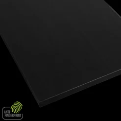 Meubelpaneel antraciet essen ABS fingerprint proof 120x40 cm 18 mm