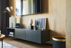 Meubelpaneel zwart 250 x 30 cm 18 mm
