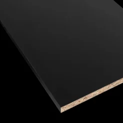 Meubelpaneel zwart ABS 240x40 cm 18 mm