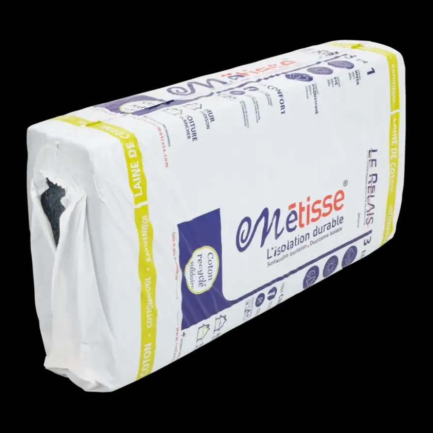 Métisse isolatieplaat katoen 4,5 cm 4,32m² Rd 1,15 (6 stuks)