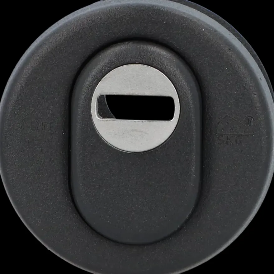Nemef veiligheidsrozet 3441-II zwart rond 60mm SKG***