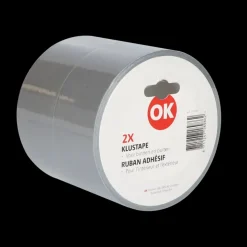 OK set met 2 klus- reparatietapes 25 m x 50 mm