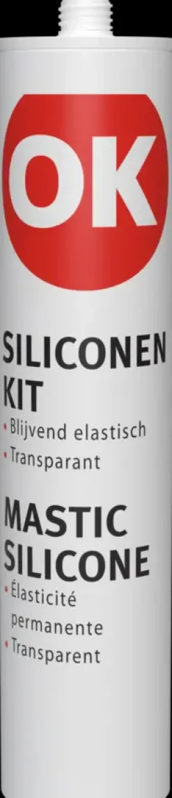 OK Siliconenkit transparant 290 ml