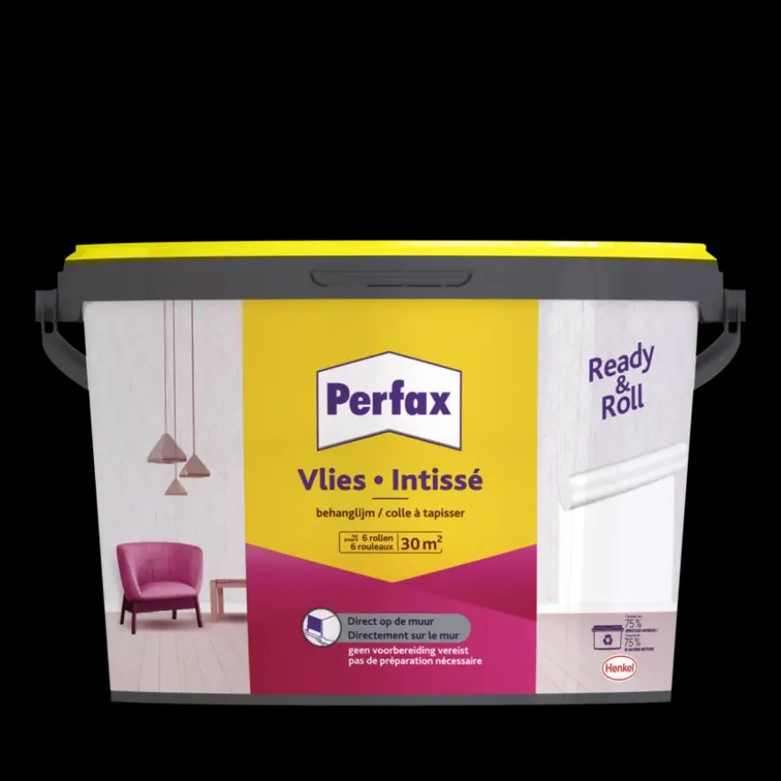 Perfax Ready & Roll behanglijm vliesbehang 4,5 kg