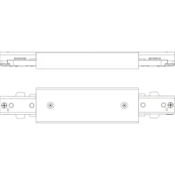 Philips EasyLink dubbelzijdige stroomaansluiting railverlichting wit