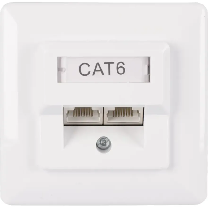 Q-Link FTP CAT6 inbouw contactdoos KPN keur