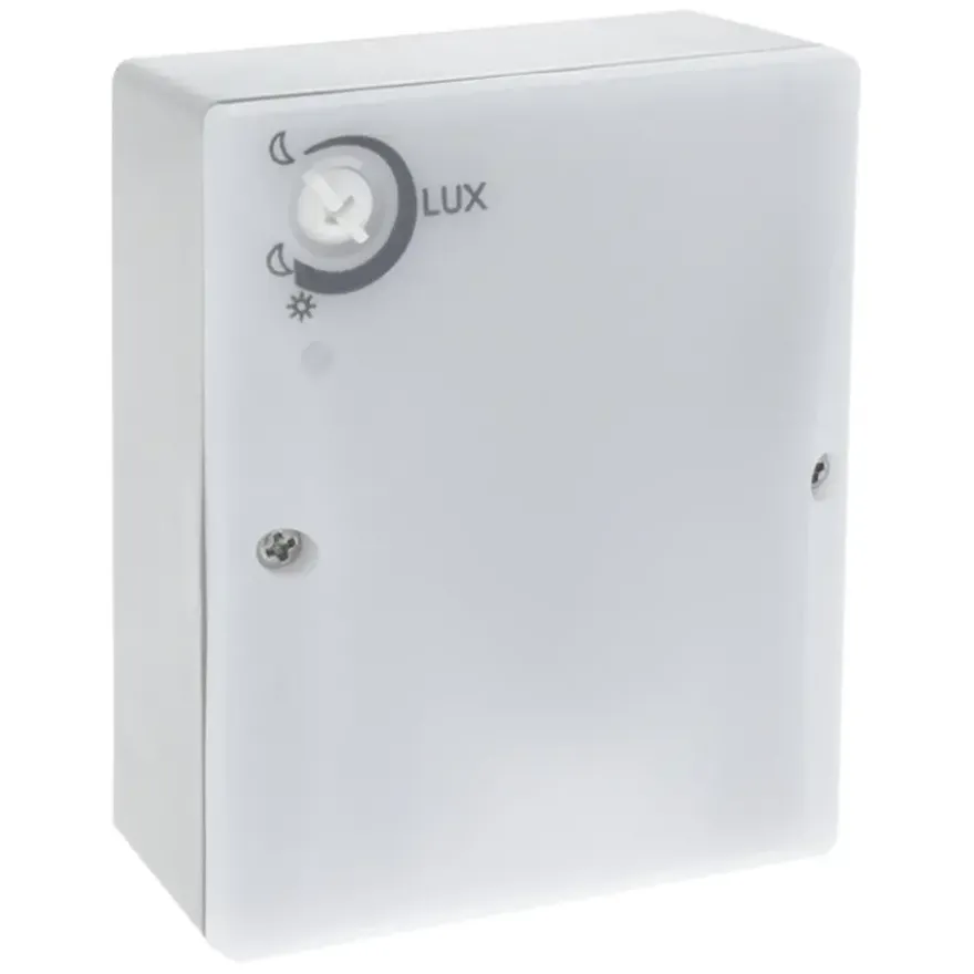 Q-Link Opbouw Schemerschakelaar Spatwaterdicht Grijs IP44