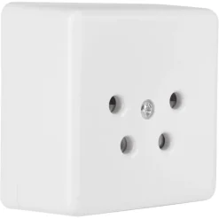 Q-Link telefoon contactdoos opbouw modulair 4 polig wit