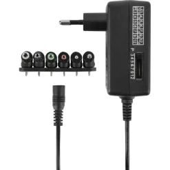 Q-Link universele AC/DC adapter met 6 pluggen