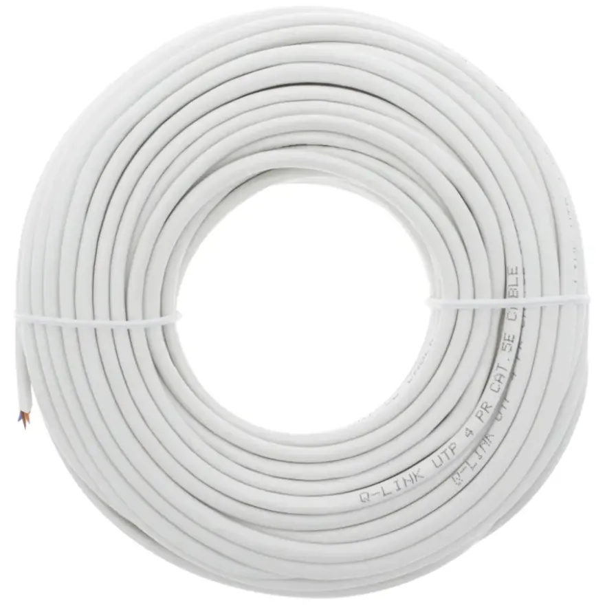 Q-Link UTP kabel CAT5E AWG26 20 meter wit