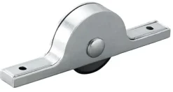 Rolslot polyamide wiel 25 mm breed (13 mm) verzinkt