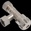 Sanivesk Hoekstopkraan Knel 12mmx3/8"F Chroom