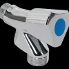 Sanivesk Wasmachinekraan + Keerklep 1/2"M Knop Chroom