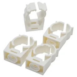 Sanivesk Zadel + Klikbevestiging 14-18mm Wit 10 stuks
