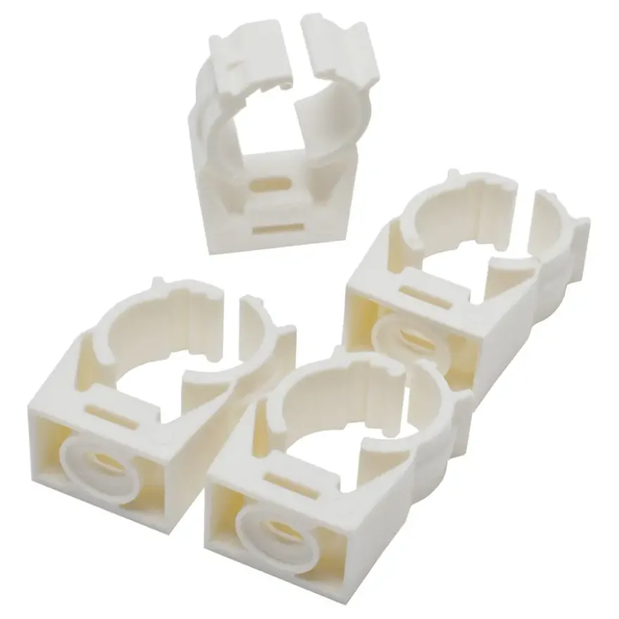 Sanivesk Zadel + Klikbevestiging 14-18mm Wit 4 stuks