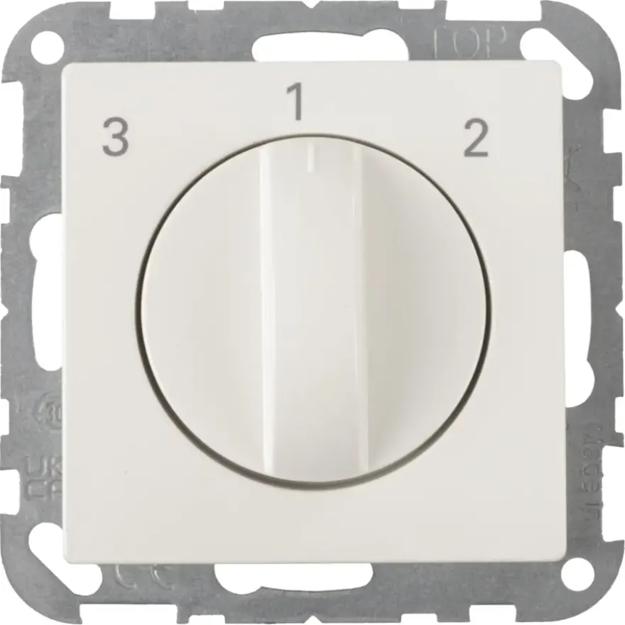 Schneider Merten System-M Ventilatorschakelaar Polarwit