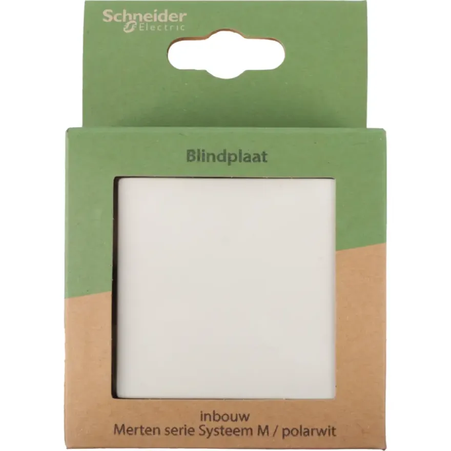 Schneider Merten System-M Afdekplaat Polarwit