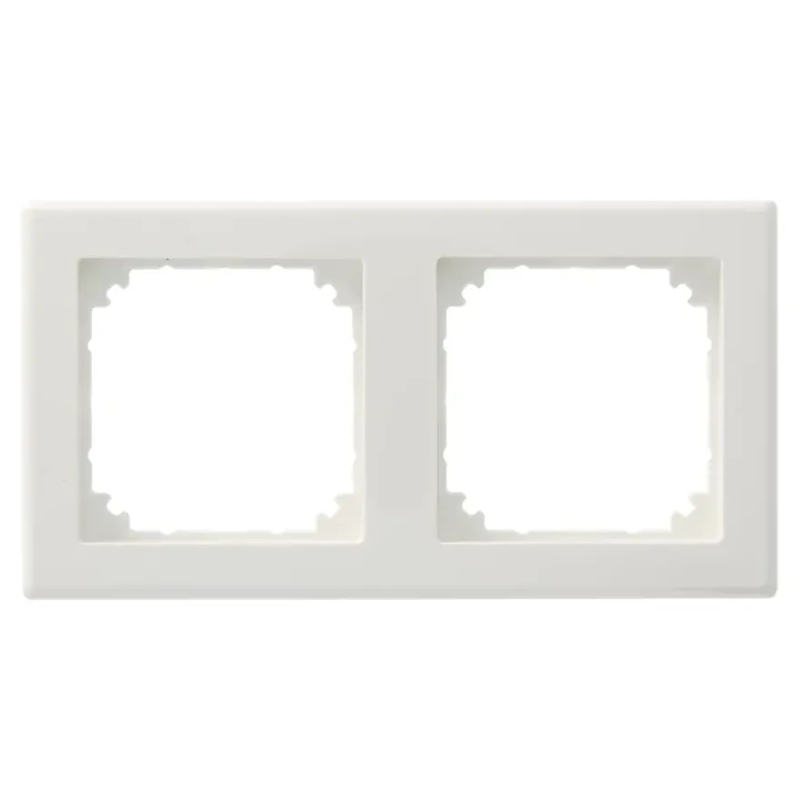 Schneider Merten System-M Smart Afdekraam 2-voudig Polarwit