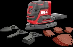 SKIL 20V multischuurmachine 3720CB compact brushless incl. 24 schuurbladen en 3 schuurhulpstukken (zonder accu)