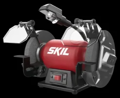 SKIL werkbankslijpmachine/dubbele schuurmachine 1355AA 400W inclusief 2 slijpschrijven 150mm