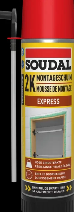 Soudal 2 Componenten Montageschuim 400 ml