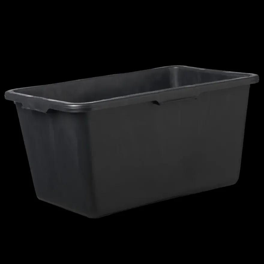Speciekuip recht 45 liter zwart
