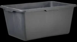 Speciekuip recht 65 liter zwart