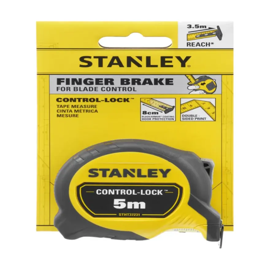 Stanley rolbandmaat Control-Lock 5 meter
