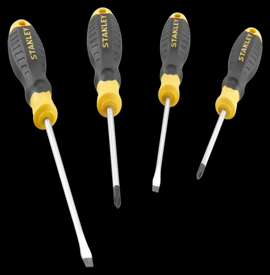 Stanley schroevendraaierset Cushiongrip 4 delig