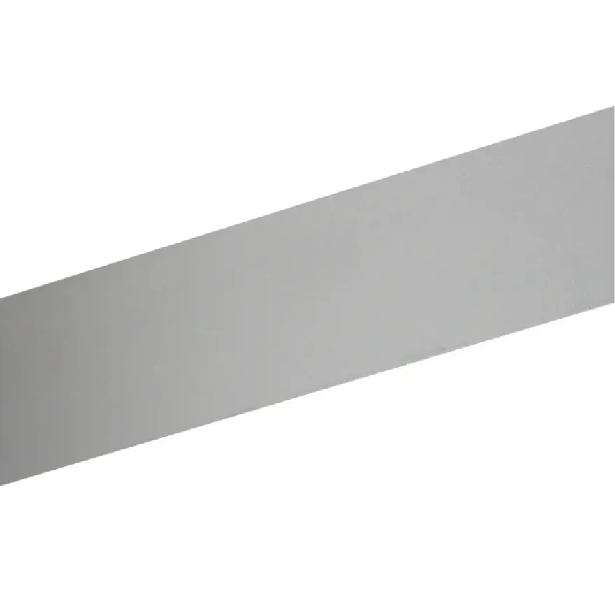 Stoelprofiel mat zilver aluminium 33,5x20x15x2000x1.5 mm