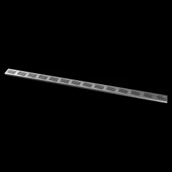 Stonewish Ultra Drain rooster zilver wave patroon 120 cm - 2 stuks