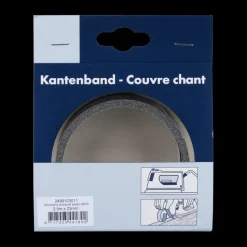 Strijkband antraciet essen 23 mm 2,5 m