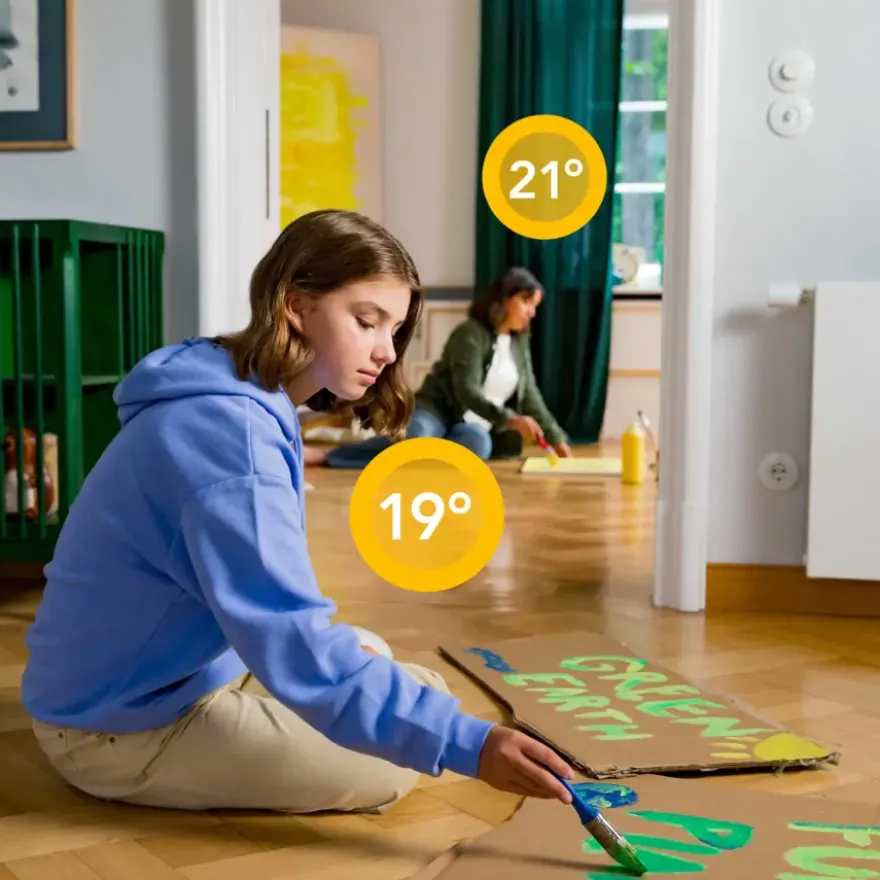 Tado Starters Kit Thermostaat V3+ Bedraad Zwart