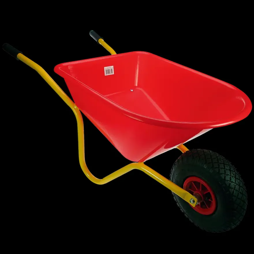 Talen Tools kinderkruiwagen rood kunststof 60 x 43 cm
