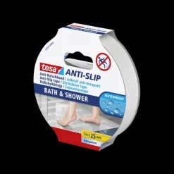 Tesa anti-slip tape douche transparant 25 mm x 5 m